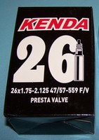 Kenda Schlauch Fahrradschlauch 26" SV Zoll x 1.7 - 2.125 Sclaverand Französisch