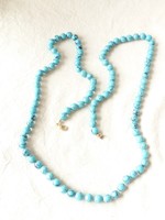 #10.117# (S517-D) Halskette mit Türkis-Kugeln