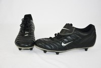 Fußballschuhe Nike  TIEMPO 2002 , Größe 45, UK 10,US 11, Schwarz/Weiß