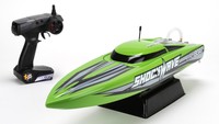 XL Schiff RC Speedboot ShockWave 26" Deep-V Racing Boot Rennboot 30mph 2,4GHz BL