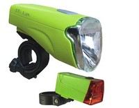 Büchel TRI LUX Fahrradbeleuchtung Set LED 40 Lux LED Scheinwerfer Rücklicht