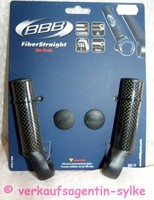 BBB Fiber Straight Bar Ends BBE-12 Carbon, Lenkerhörnchen, Fahrradlenker, Neu