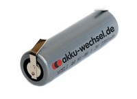 Rasiererakku 1,2 Volt / 2200mAh / Einzelzelle für Philips Philishave HQ C 484, H