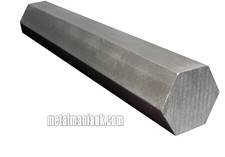 Steel Hex Bar EN1A leaded 0.820" AF x 1500mm long approx