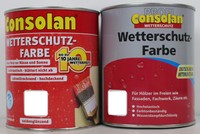BEULE 9€/l Consolan Wetterschutzfarbe Farbwahl & Gebinde-Größenwahl Holz Farbe