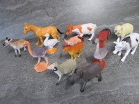 verschiedene Bauernhoftiere neu + ohne OVP Ziege Gans Schaf Kuh Pferd Schwein