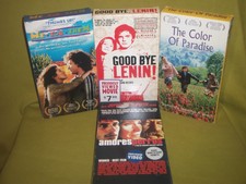 4 Foreign Movies Vhs Amores Perros/Good Bye Lenin/Me You Them/The Color Of Para.