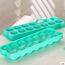 Summer Mold Whiskey Bar Kitchen Ice Cube Round Tray 14 Ball Random Color