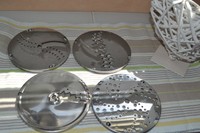 4  Reibe/Raspelscheibenl  für eine Braun Multipractic Type 4261 °Zubehörteil°°°