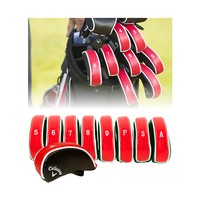 Nagelneu Callaway De Luxe Eisen Schlägerhaube Set (x9)