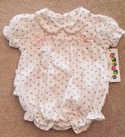 NEW!! ALEXIS NEWBORN RUFFLE ROSEBUDS ROMPER OUTFIT ADORABLE REBORN