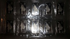 1oz Sunshine Mint Lunar Tiger .999 Silver Bullion Bar (Sealed Sheet of 10 Bars)