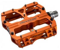 REVERSE Escape Orange MTB Fahrrad Pedale DH FX FR Flat Pedal Paar Neu