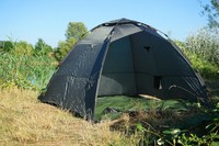 XXL Ruck Zuck 2 Mann Karpfen Zelt 250x 250x 165cm Bivvy Angelzelt Quick Shelter
