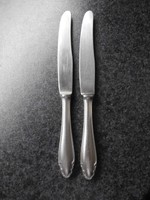 DDR ABS Messer besteck 2 Stück Barock Muster klassisch  ca.24,5 cm