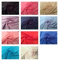 100% Baumwolle Jersey Kleid T - Shirt Stoff - 160cm (160cm) Breit - 11 Farben