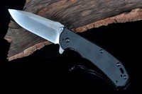 ZT 0566 schwarz g10 griff d2 klinge ball bearing linie schloss klappmesser knife