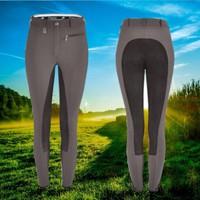 Pikeur Reithose Lugana, Vollbesatz Kontrast, bronze-negro, Pikeur Lugana