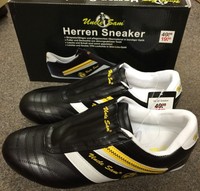 Uncle Sam Herren Sneaker Gr. 44 black Jungs Sabots Slipper Schuhe Sportschuhe ZU