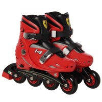Kinder Inlineskates Rollerblades Skater Boards Rollschuhe verstellbar 33-36 Rot