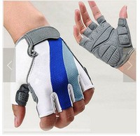 Fahrrad Handschuhe GEL Sport halb Finger Sporthandschuhe gloves Neu