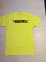 20 T-Shirts Aufwärmshirt mit Vereinsname u. Nummer