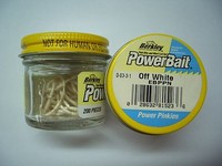 Berkley Powerbait, Power Pinkies, Off White, Glas mit 200 Stück