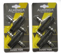 NEU! Fahrrad 4 Paar V-Brake Bremsschuhe ALHONGA APOLDA JENA WEIMAR für Stevens