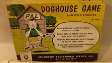 Vtg Doghouse Game Phonics by Kenworthy Educational Nos