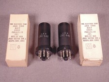 2 6N7 Jan Crc Rca Ham Radio Amplifier Tubes Matching Date Codes 1-48 New