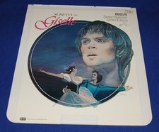 The Ballet GISELLE Rudolf Nureyev RCA SelectaVision CED VideoDisc