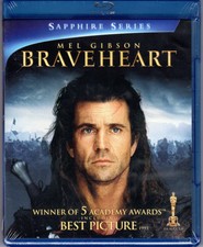 Braveheart Blu-ray Sapphire Series Mel Gibson Sealed New