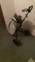 Golf Bag mit Trolley (zusammenklappbar) 