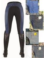 Neue HKM Denim Jeans Vollbesatz Reithose  Gr. 34 36 38 40 42