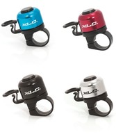XLC Miniglocke DD-M06 schwarz, rot, blau, silber Ø 22,2 mm Fahrradklingel 