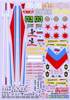 1:72 Authentic Decals #7219 Mil Mi-24 V/P Hind E/F "Ossetia War"  NEU !