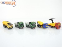 E4N109 Wiking Siku NoName H0 5x Sattelzug Silolastzug Betonmischer Konvolut 1:87