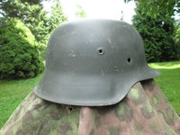 WH / Elite M42 Stahlhelm, II.Weltkrieg, Original, CKL66