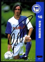 Roberto Pinto Hertha BSC Berlin 2001-02 1.Satz Original Signiert + A 84346