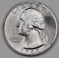 New listing
1944-s Washington Quarter. Error. Double Die Obverse. See "1" in "1944" 98932