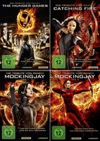 Die Tribute von Panem 1 + 2 + Mockingjay 3.1 + 3.2    | Alle 4 Filme | DVD | 101