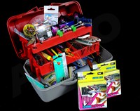 ANGELBOX , Angel set UND 70 ZUBEHÖRTEILE SCHWIMMER ZUM SPINNING GRUNDANGELN