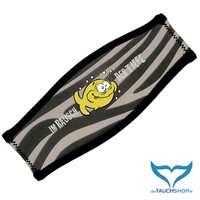 iQ Neopren Maskstrap Maskenband Rausch der Tiefe navy gray Safari blau grau NEU