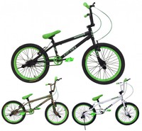 20" ZOLL BMX BIKE FREESTYLE FAHRRAD RAD DRAKE 4x PEGS V-BRAKES FELGENBREMSEN