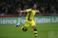 Match Worn LUCAS BARRIOS DFB Pokal Football Shirt BVB Borussia Dortmund Trikot