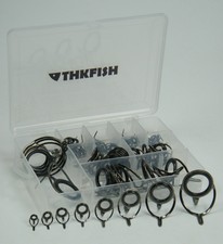 75 Pcs 8 Size Stainless Steel Ceramics Bait Casting Rod Guides Carbon Guide .
