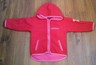 Baby gap toddler girls 12-18m fleece hooded red and pink zip down sweat shirt 