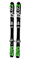 Buzz Ski Gyro 126 cm Kurz Erwachsene Ski mit Tyrolia freisetzung bgs skiblades