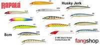 RAPHJ08 Rapala Husky Jerk 8cm 6g TT bis 1,80m Wobbler Kunstköder Hecht Zander 