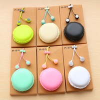 Kopfhörer Earphone + MACARON Tasche Schutzhülle Case Cover Hardcase Etui Hülle
